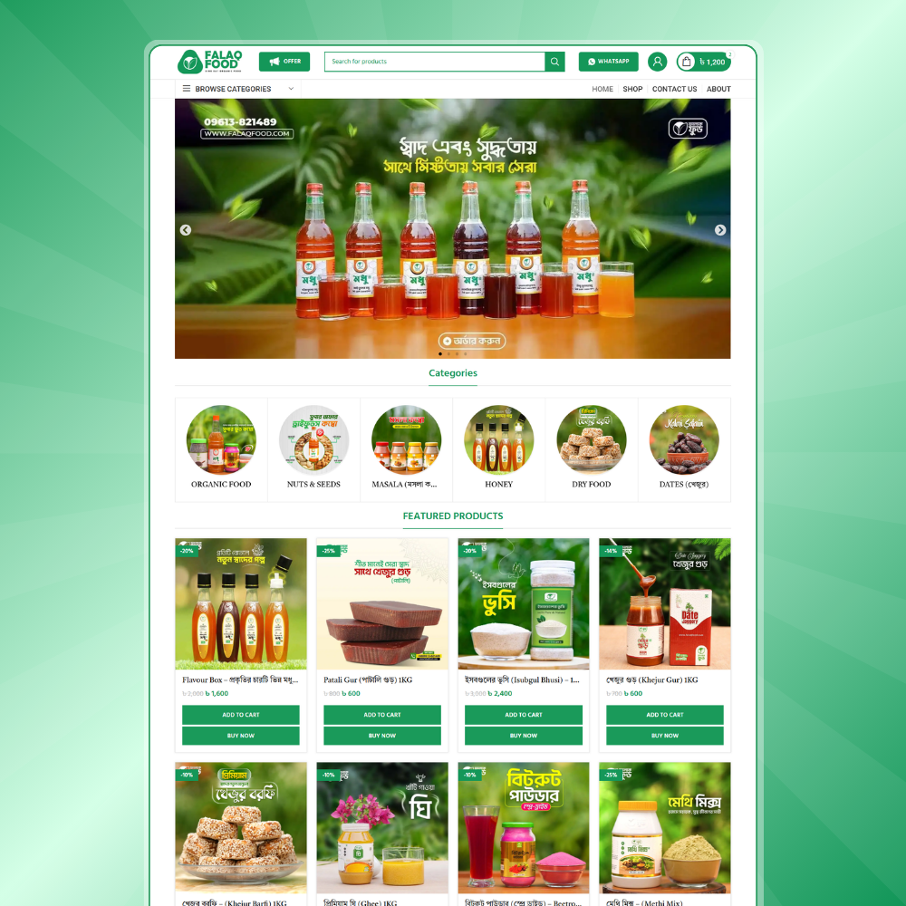 FalaqFood-Style eCommerce Website | Ready WordPress Backup Project - Image 9