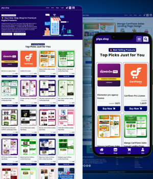 Digital Product Selling Website Template