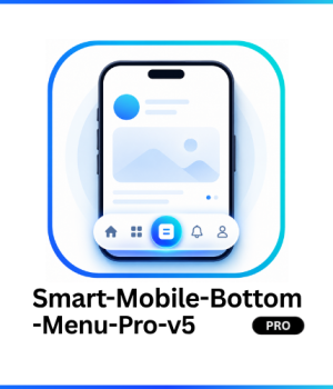 Smart Mobile Bottom Menu Pro (Life-Time)
